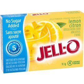 Jell-O Lemon Jelly Powder Light, Gelatin Mix