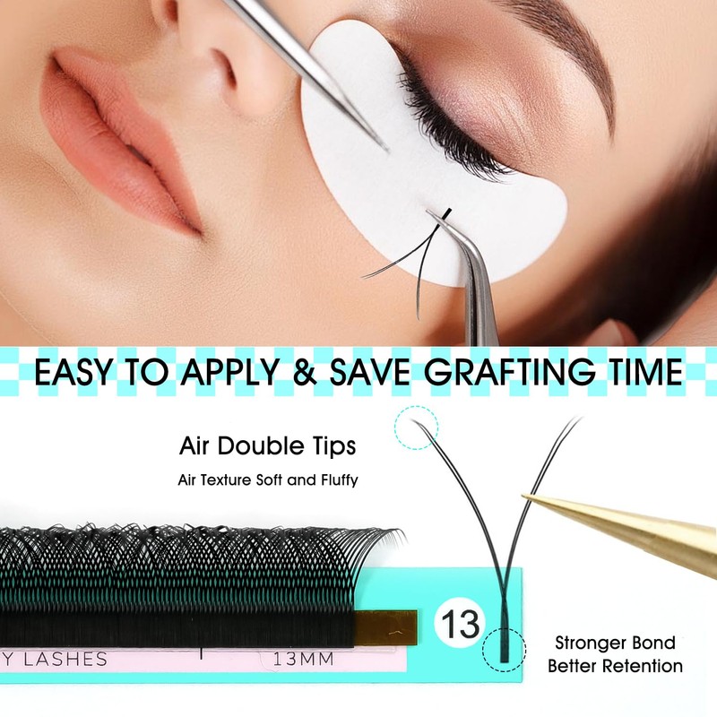VAVALASH Y Lash Extensions M Curl 0.07mm 8-15mm Mix Tray