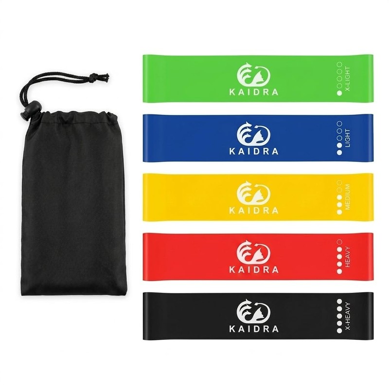 Bandas de Resistencia para Ejercicio, Set de 5 Piezas, 60x5