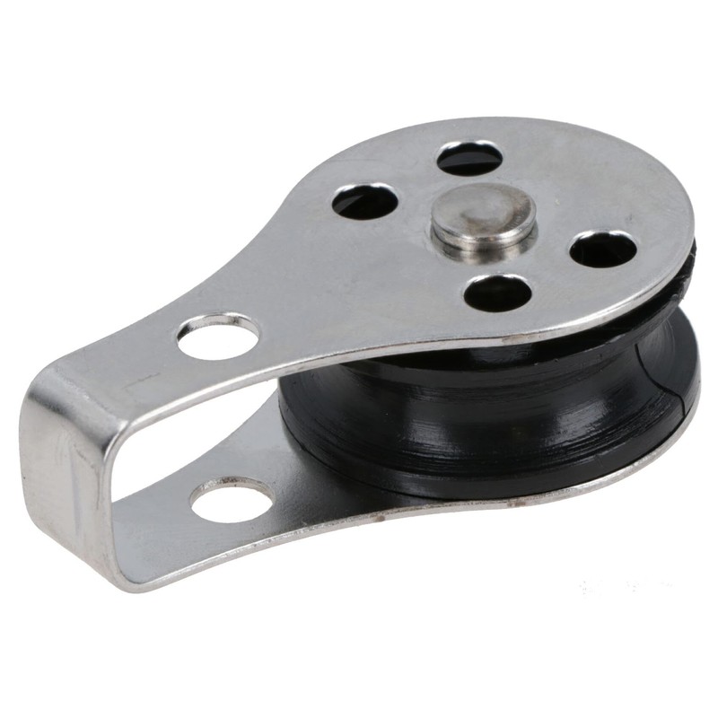 Type 2 Marine Pulley Block 26mm Diameter Nylon Wheel Stainless