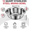 FillTouch 2 Pack Large Mixing Bowl Oversized All Purpose 304