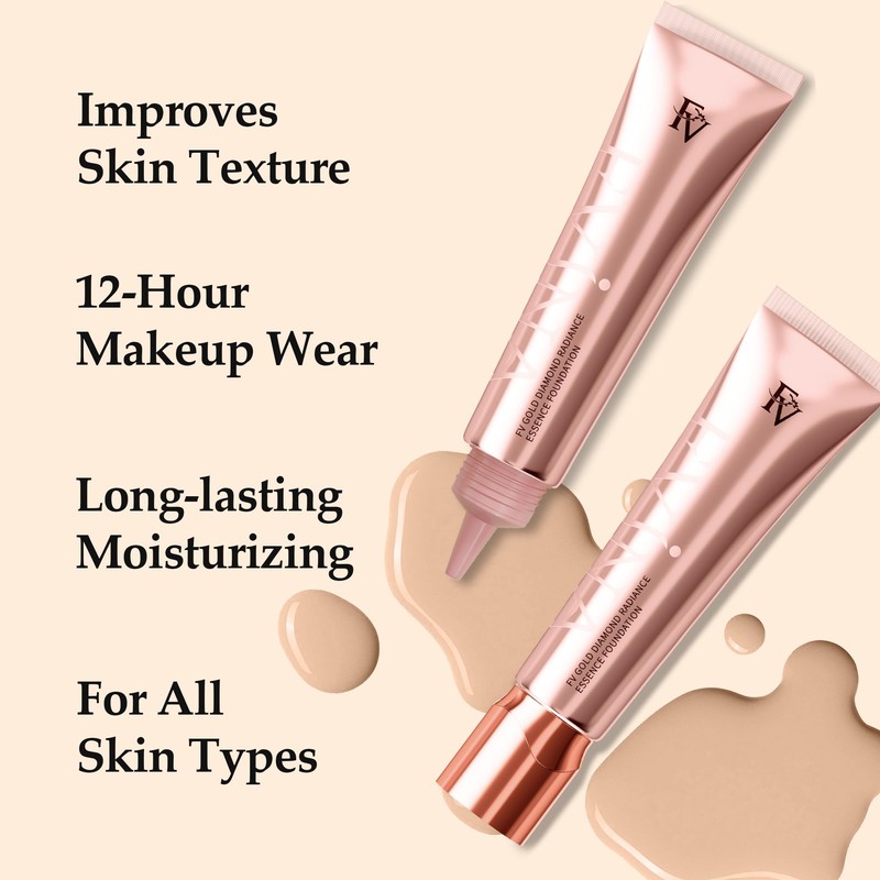 FV Matte Foundation Liquid, Long-Lasting High Coverage, Oil Control &