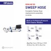 Polaris B5 Sweep Hose Complete Replacement for Pressure-Side Pool Cleaner