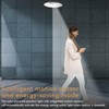 LEKEFETO Solar Pendant Light with Motion Sensor, Solar Pendant Lamp