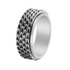 Nanafast Dragon Scale Anxiety Ring for Men Cool Stainless Steel