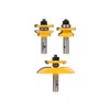 YONICO Raised Panel Cabinet Door Rail and Stile Router Bits