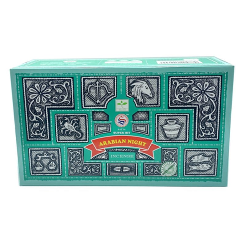 12 Packs of Superhit Arabian Night Incense Sticks by Satya
