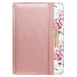 Passport Holder Cover Travel RFID Blocking Passport Cover Cute Slim Passport Wallet with Elastic Band for Women