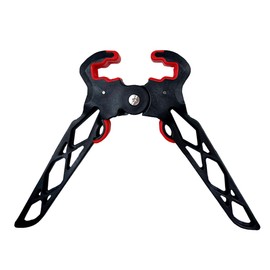 - QI HUO JU - Archery Bow Stand Folding Compound Bow Stands Bow Jack Limbs Clamp Kickstand Ground Holder for Outdoor Hunting Shooting Accessories (Standard)