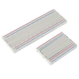 HUAREW Breadboard Dupont Wires Kit 830 Points Breadboard 400 Points Breadboard and 21 cm Female to Female Male to Female Male to Male Jump Wire Cable for Arduino