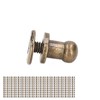 200 Sets Chicago Screws Round Head Rivets 7x5mm DIY Handcraft