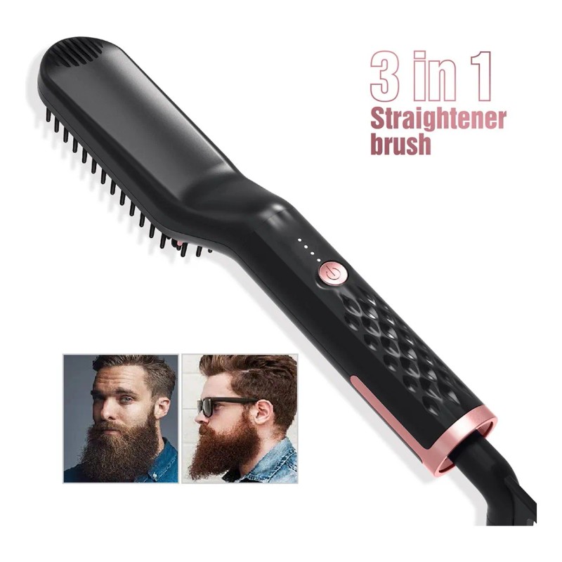 Set De Alisador De Barba Y Pelo Para Hombre 3