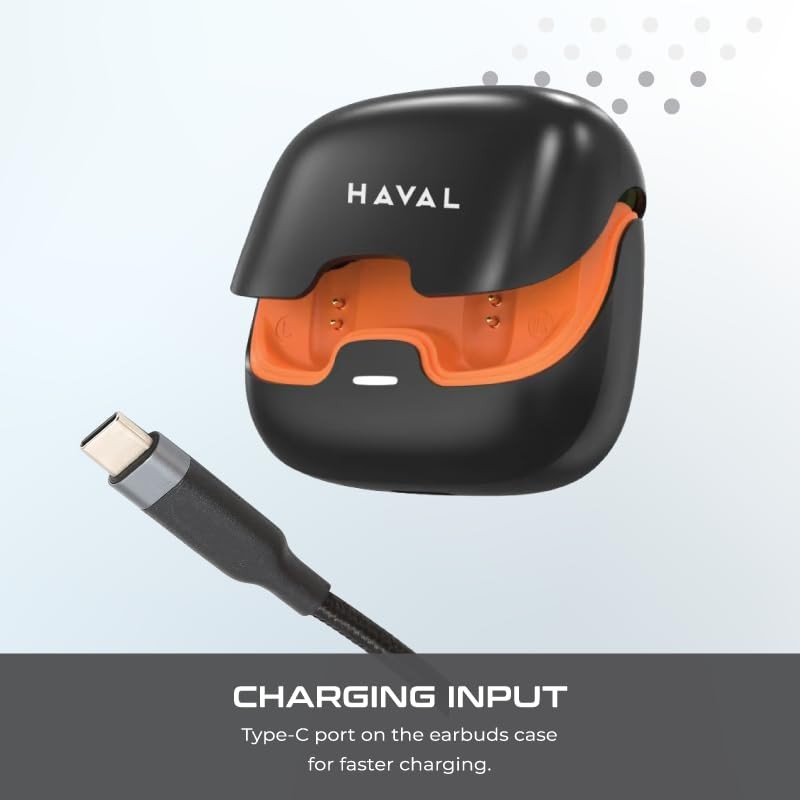 HAVAL Z40 Pro Wireless Earbuds, Bluetooth Earbuds, 100h Playtime, 4-ENC