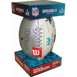 Wilson Tampa Bay Buccaneers Super Bowl LV 55 Champions Commemorative Metallic Football
