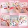 Prmape Pack of 101 Letter Capsule with Desired Bottle, Message