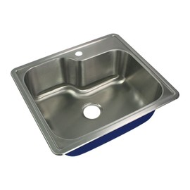 Transolid Mtso252212-1 Kitchen Sink, Stainless Steel