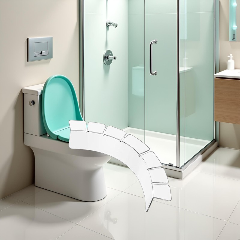 Toilet Seat Splash Guard Transparent Potty Training PIPI Splash Guard