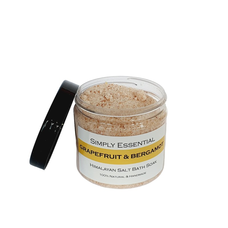 Simply Essential Grapefruit & Bergmot Himalayan Bath Salts Soak 225g