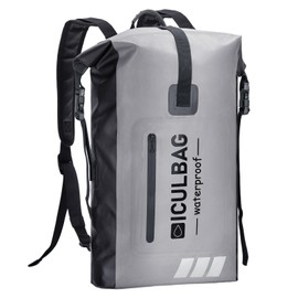 iculbag Dry Bags for Kayaking Waterproof Backpack for Women Men Waterproof Bag For Kayaking Boating Beach Travel Dry Bag Gray 20L