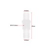 VGOL 5Pcs 3/8inch Hose Barb Thru Bulk Bulkhead Fitting Plastic