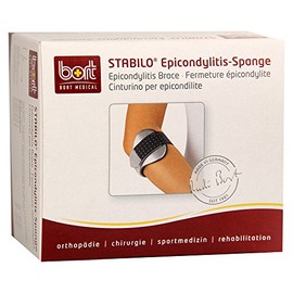 bort 122580 Größe 1 Stabilo Epicondylitis-Spange mit ulnarer Entlastung, rechts und links gleich, Größe 1, silber
