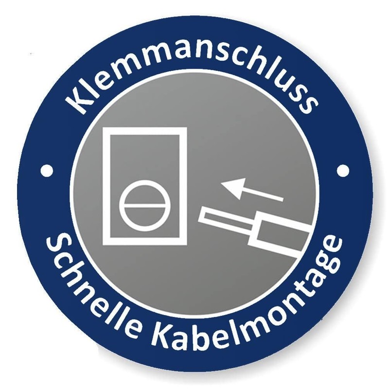 Flush-Mounted Socket IP44, Plug-In Terminal, All-in-One, Series ET-1 White