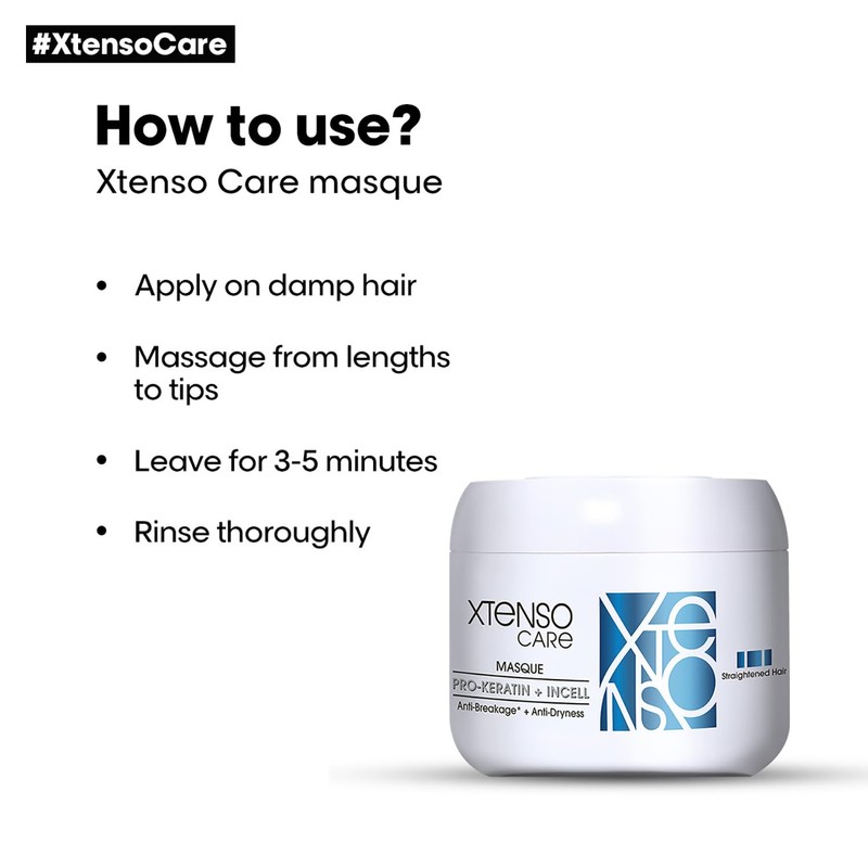 L'oreal Professionnel X-tenso Care Straight Masque - 200ml