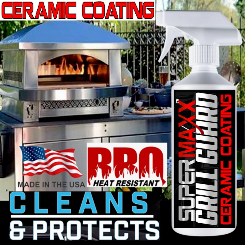 SUPERMAXX OUTDOOR GRILL STAINLESS STEEL CLEANER POLISH CERAMIC COATING BBQ