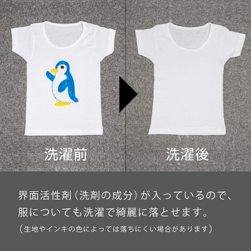 ぺんてる 水性ペン 洗たくでキレイカラーペン SCS2-6 6色