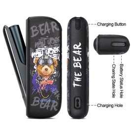 Case for Iqos Iluma PU Leather Case Side Cover Protective Cap Replaceable Outer Cover C Series