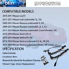 806451AA0A Exterior Chrome Door Handle Front Left & Right Side