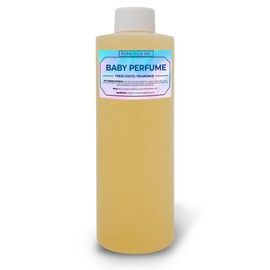 ROMERIZA INC. Baby Essential Fragrance Body Oil – Luxury Unisex Baby Oil Perfume with Long Lasting Baby Powder Scent – Soft Baby Smell, Uncut Perfume Oil, Scented Body Oil for Women & Men – 4 Fl Oz