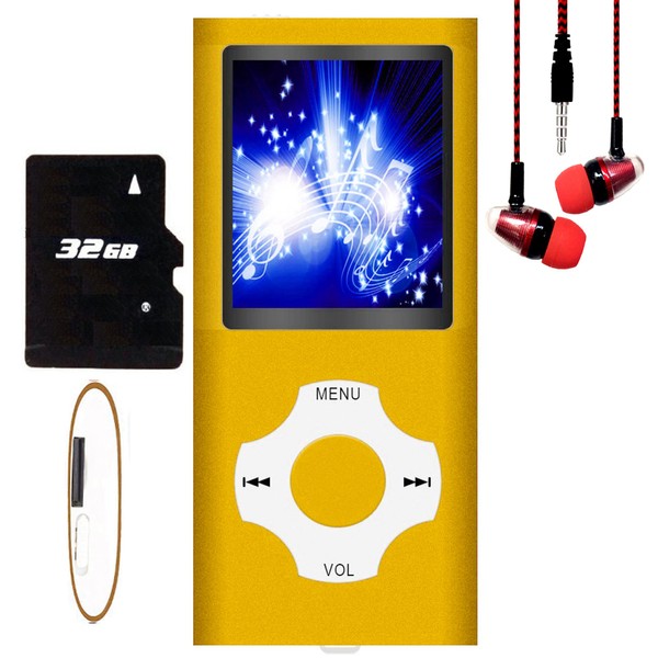 Hotechs Slim Design MP3 Player MP3 Player with 32GB Memory