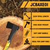 JCB 14’’ (32cm) Multitask Camping Axe, Ergonomic TPR Grip, Lightweight,
