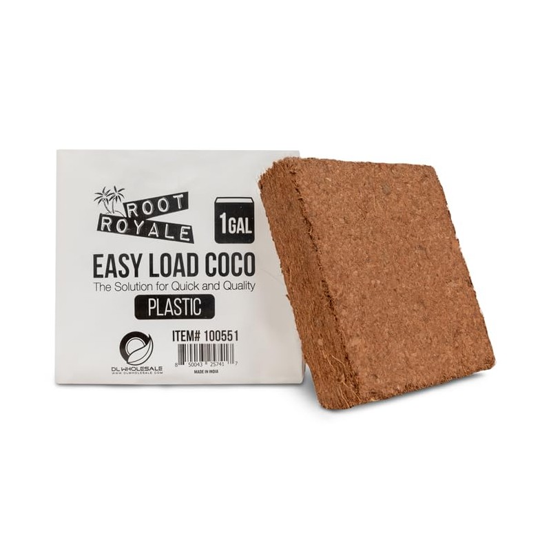 DL Wholesale Root Royale Easy Load Coco Coir Plastic Grow