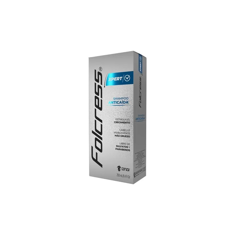 Folcress Xpert Shampoo Anticaida Para Hombres 250 Ml