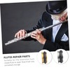 Levemolo 10pcs Flute Open Hole Key Plugs for Musicians Portable