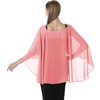 Hotshawl Capelets para mujer, chales y envolturas de gasa para