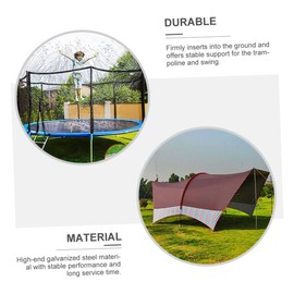 GRIRIW Heavy Duty Stakes for Trampolines Design Durable Ground Anchors for Garden Camping and Outdoor Use