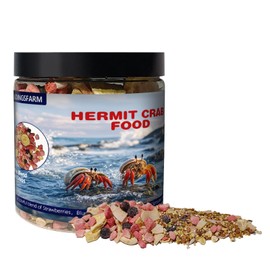 JADINGSFARM Fruity Buffet Blend Diet, 7.4 oz Food for Hermit Crab, All Natural Hermit Crab Food, High Protein & Nutrient Blend Diet of Oats, Blueberries, Strawberry, Banana Mix for Hermit Crabs.