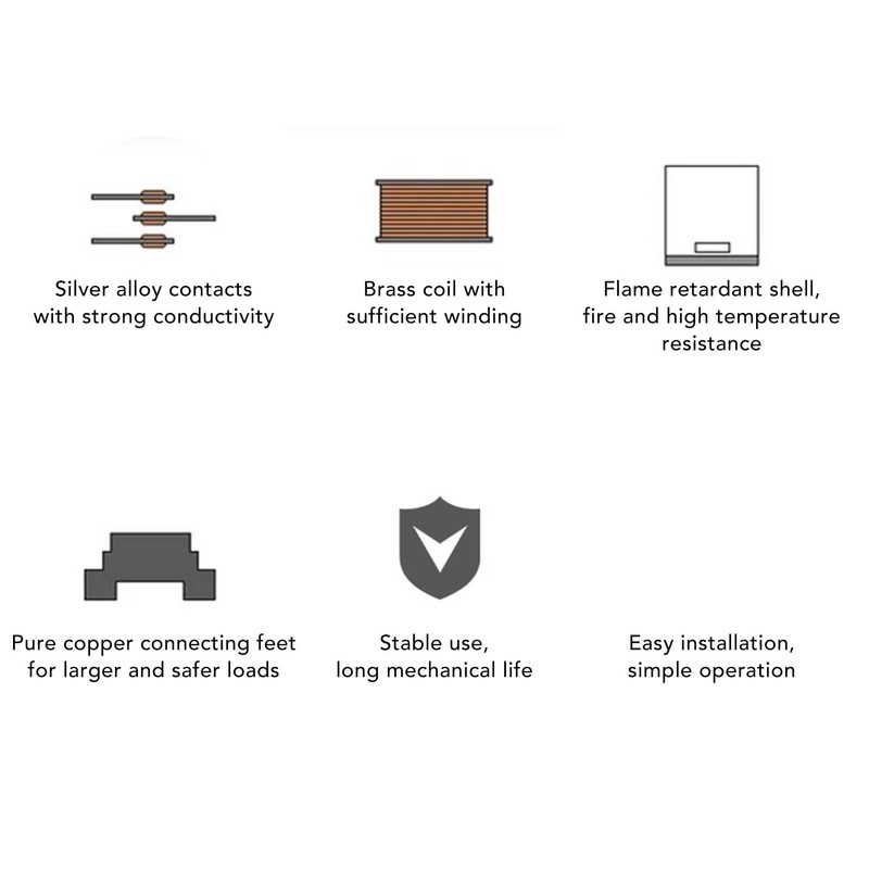 Remote Control Switch Car Relay Brass Coil 433MHz RF Wireless