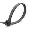 10 x Black Long Cable Ties 450mm x 7.6mm Wide