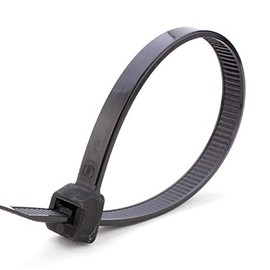 10 x Black Long Cable Ties 450mm x 7.6mm Wide Heavy Duty Nylon Zip Ties