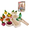 Fisher-Price Wood Montessori Toy Sorting Tree, Wooden Learning Activity Puzzle