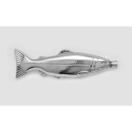 XuoAz Flasks-Men Stainless-Steel Fish-Shape Liquor-Flask with Funnel Set 4oz