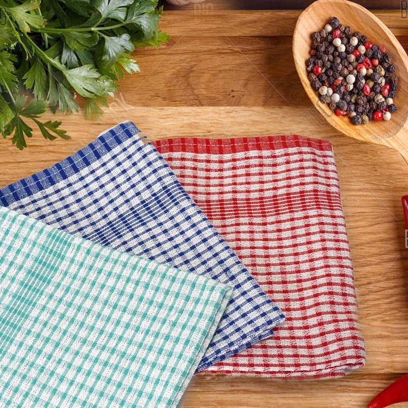 Casabella Wonderdry Tea Towels - 100% Cotton Kitchen Towels 50x70