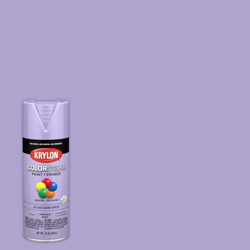 Krylon K05521007 COLORmaxx Spray Paint and Primer for Indoor/Outdoor Use,