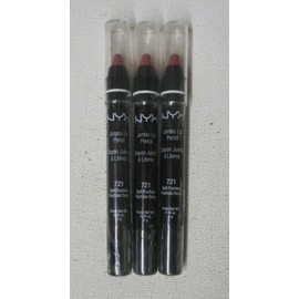 NYX 3 pencil lot NYX JUMBO LIP PENCIL 721 SOFT FUCHSIA sealed NWOB
