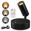 TaoFiaCo Spotlights Indoor, Wireless Uplighting Indoor with Remote Dimmable, Rechargeable