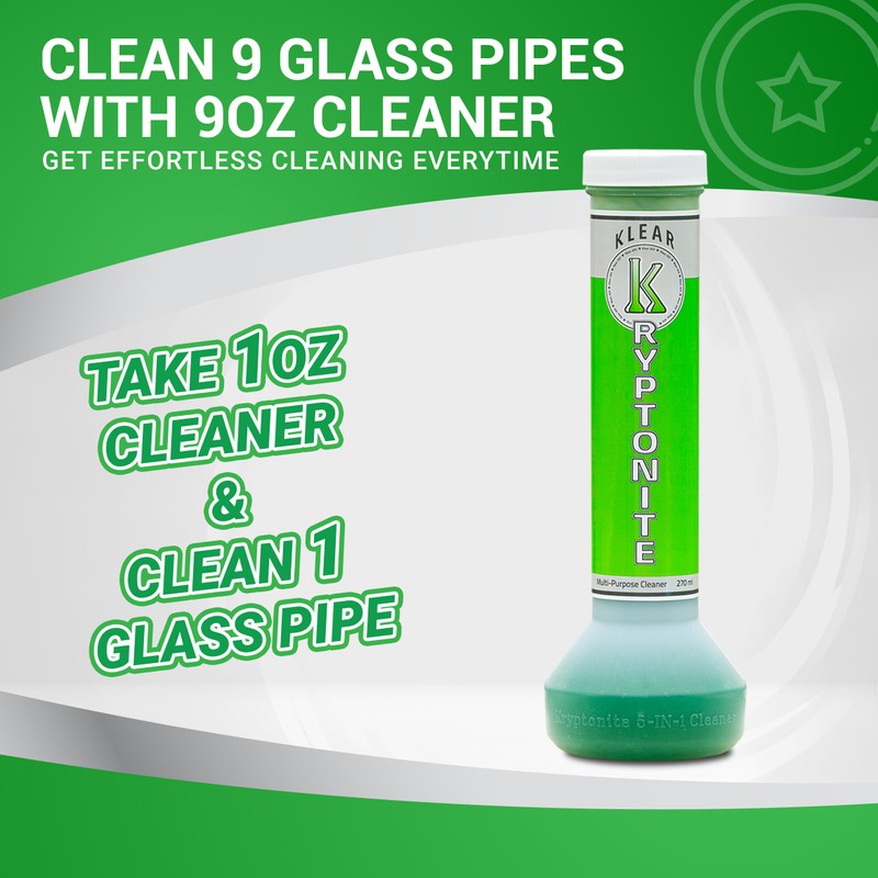 KLEAR Kryptonite Multipurpose Glass Cleaner 3-Pack | Powerful 5 in